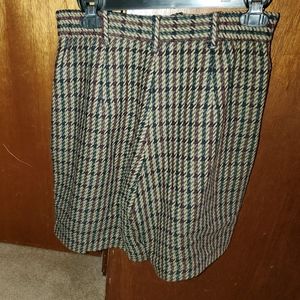 Womans Skorts navy blue, maroon,tan checkered